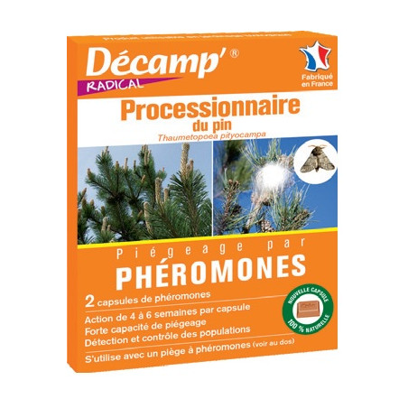 2 phéromones Chenille Processionnaire du Pin (Thaumetopoea p.)
