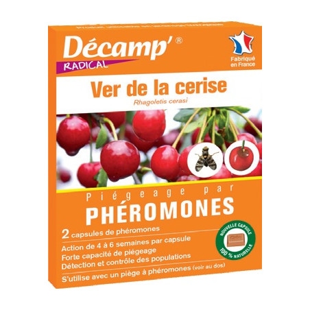 2 phéromones Ver de la Cerise (Rhagoletis c.)